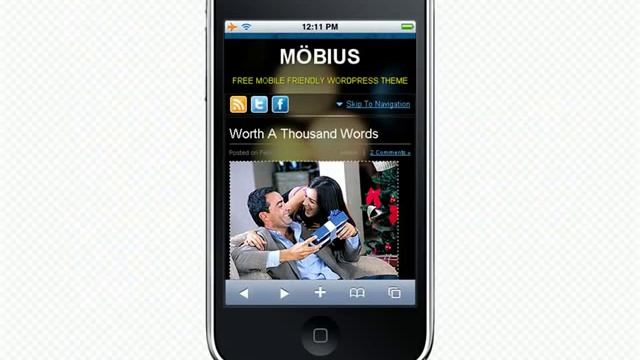 Möbius - free mobile optimized WordPress theme смотреть онлайн