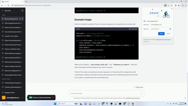 Removing a sequence of characters from a large binary file using python смотреть онлайн