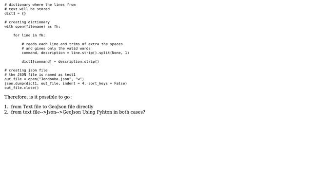 GIS: Converting a text file to GeoJSON смотреть онлайн