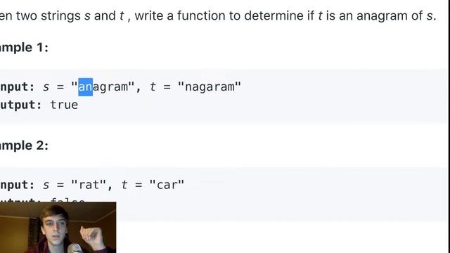 LeetCode 242. Valid Anagram Solution Explained - Java смотреть онлайн