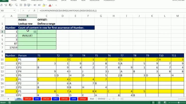 Excel Magic Trick 1091: Count Number of Items In Row For First Occurrence of Each Group смотреть онлайн