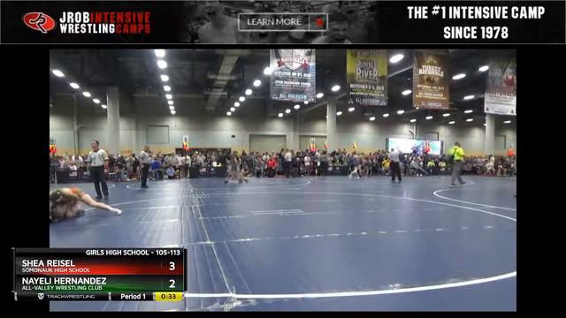 Girls High School 105-113 Shea Reisel Somonauk High School Vs Nayeli Hernandez All-Valley Wrestli смотреть онлайн