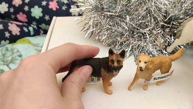 Распаковка фигурок шляйх ?? обзор собак schleich хаски немецкая овчарка золотистый ретривер смотреть онлайн