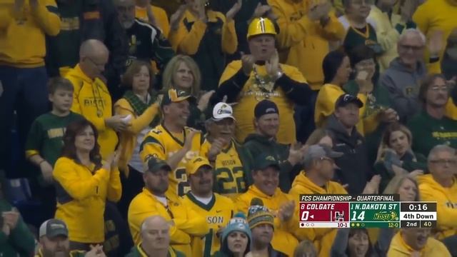 2018 FCS Playoff Quarterfinal Colgate vs North Dakota St Full Game Highlights смотреть онлайн