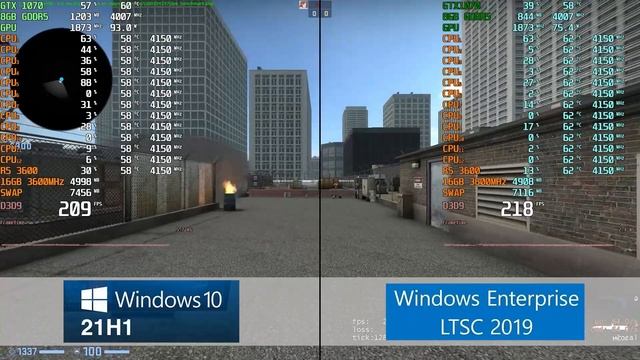 Windows 10 ltsc 2019 vs windows10 21H1 pro 2021 1809 против виндовс лтсц ltsb test Performance лучш смотреть онлайн