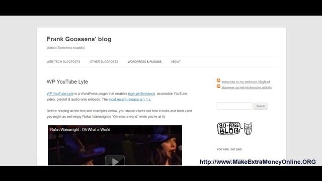 Embed YouTube Videos in Wordpress with Faster Loading Time of Posts смотреть онлайн