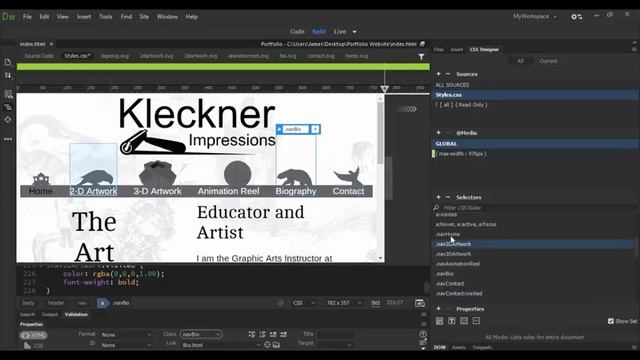 Adobe Dreamweaver CC Adding Media Queries смотреть онлайн