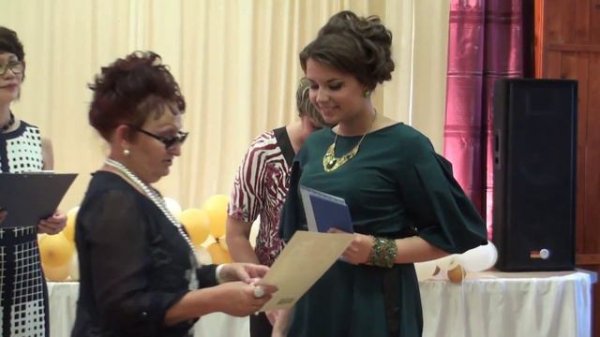 Вручение дипломов. ШКОЛА 89. город Омск. 2014 г.