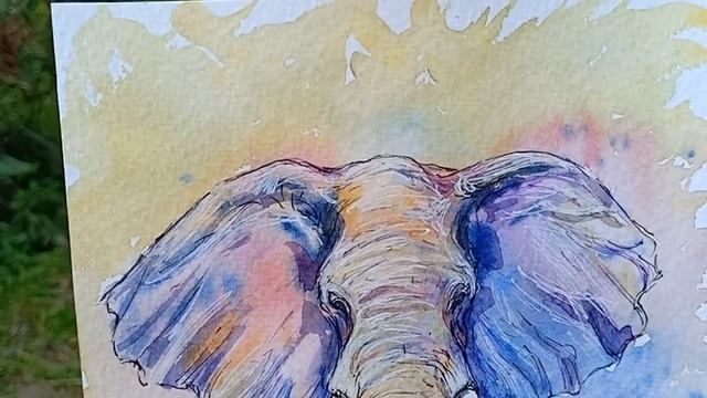 ИШУТИНСКОЕ ГОРОДИЩЕ. РАБОТАЮ В ПУТЕШЕСТВИЯХ - АКВАРЕЛИ