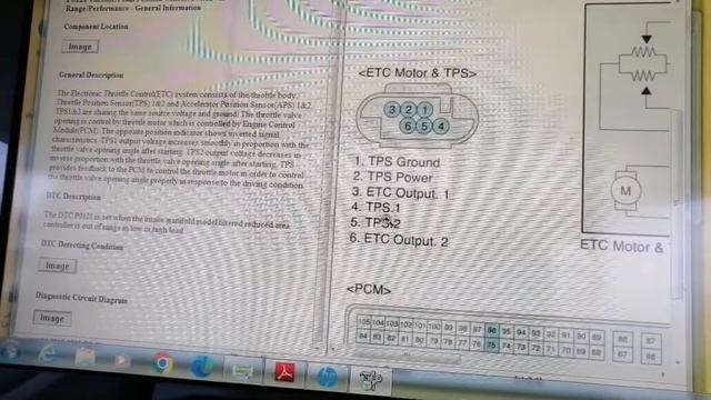 P0121 Throttle position sensor (TPS)1 signal circuit performance Kia cerato 2012 смотреть онлайн