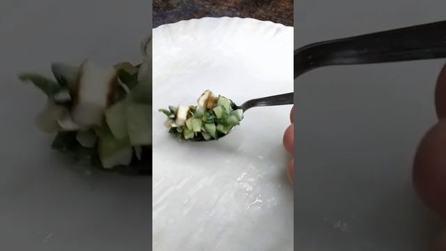 Что я приготовил? Спринг-роллы из рисовой бумаги!