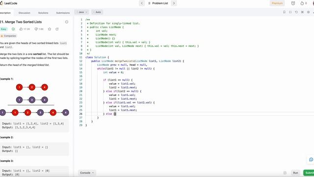 Amazon/Google/Microsoft Phone interview Question - Merge Two Sorted Lists смотреть онлайн