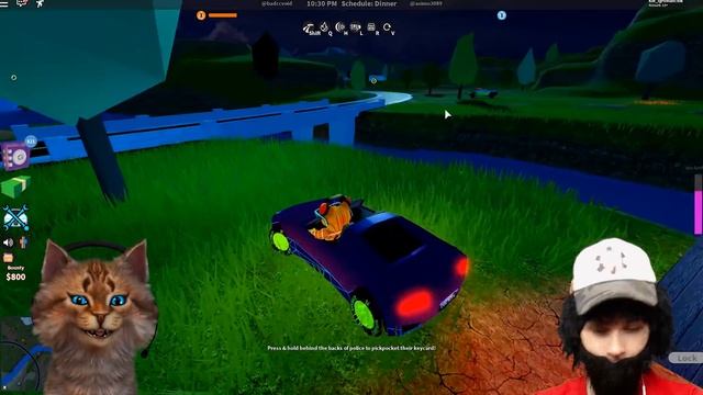 ИСТОРИЯ ПРО ДРУЗЕЙ КОТА И БОМЖИКА НОВЫЙ ПОБЕГ ИЗ ТЮРЬМЫ Roblox смотреть онлайн
