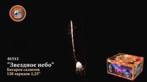 Батарея салютов Звездное небо 1,2«х120 01512