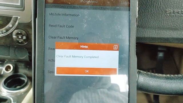 SSANGYONG REXTON SCANNING BY THINKDIAG/LAUNCH/EASYDIAG/XDIAG/DIAGZONE