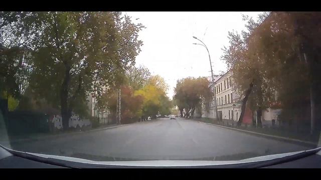 Driving In Ekaterinburg, Russia. City Center POV