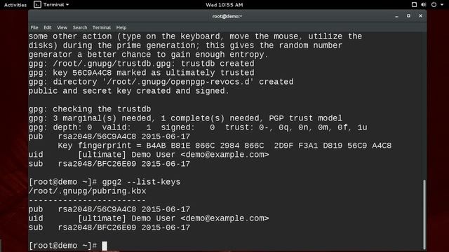 Create a GPG Key смотреть онлайн