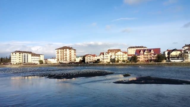 ЧАЙКИ СПРЯТАЛИСЬ ОТ ШТОРМА НА МОРЕ. смотреть онлайн