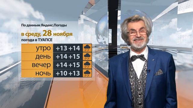 «Погода Юга». Прогноз на 28.11.18 смотреть онлайн