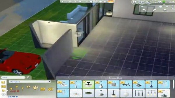 Дом в стиле Хай-Тек (Hi-tech) в Sims 4 - Hi-tech style house in Sims 4