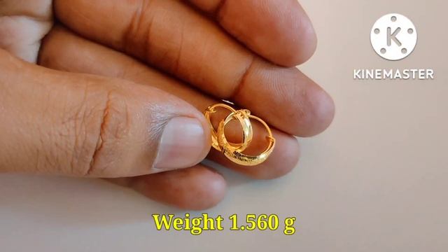 latest gold bali earrings with price & weight 2022/light weight gold bali designs смотреть онлайн