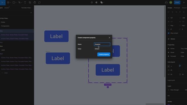 Figma Component - True False Variants. For People On Your Team Who Aren't As Familiar With Figma