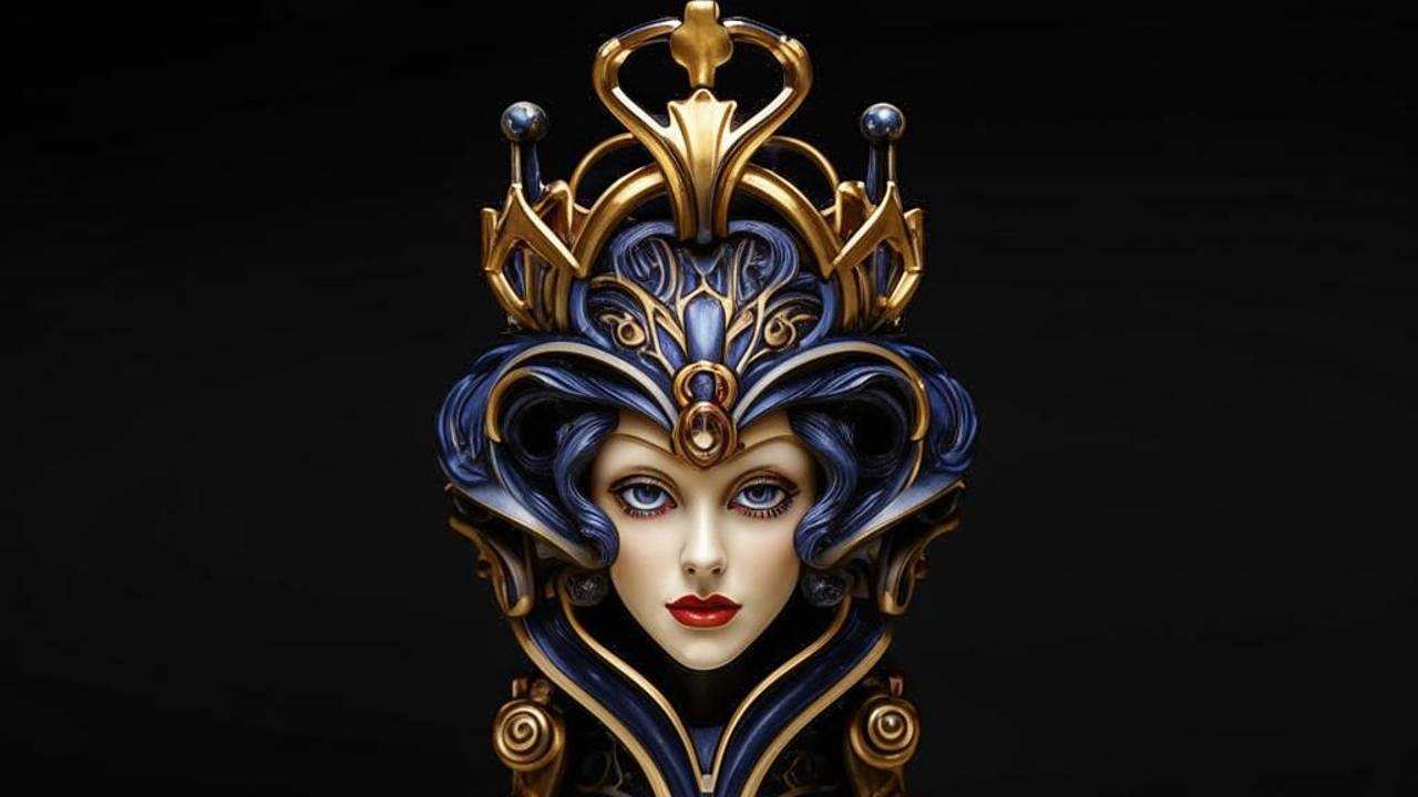 СХЕМА вышивки крестом "ШАХМАТНАЯ КОРОЛЕВА" смотреть онлайн