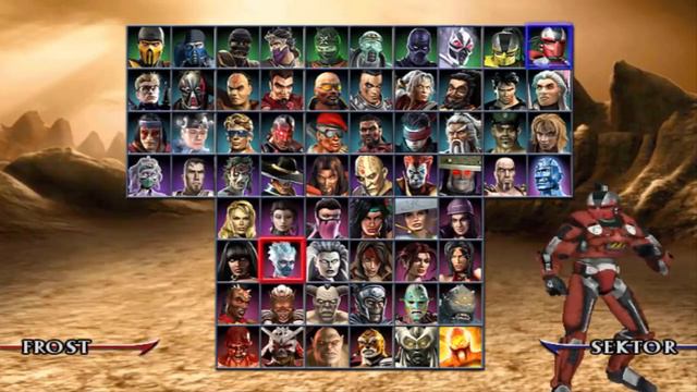 Mortal Kombat Select Screen Evolution MK1 to MKX Update смотреть онлайн