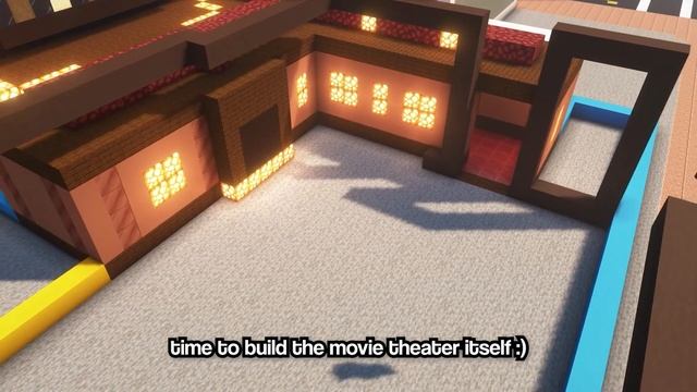Minecraft | Building a MOVIE THEATER?(CINEMA) | Minecraft City смотреть онлайн