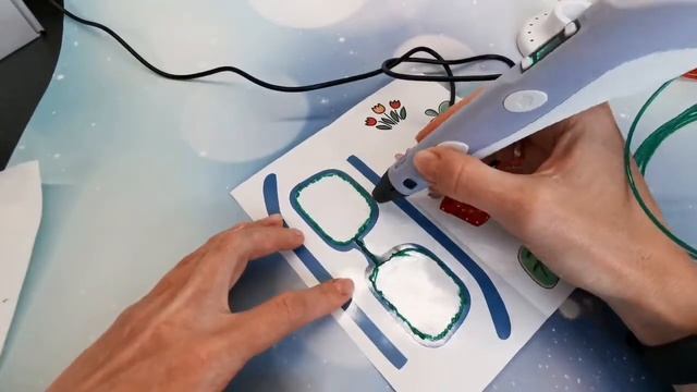 Волшебная 3D ручка ? Сделаем сами очки, скамейку и бабочку легко и просто ? Очень советую! ❤️