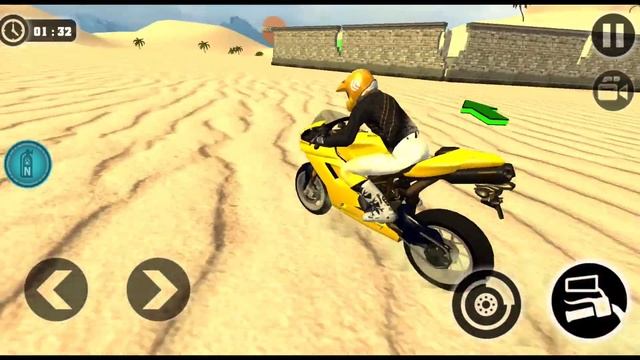 Offroad Motor Bike Stunt - 3D Motorcycle Racing Game - Android Gameplay смотреть онлайн