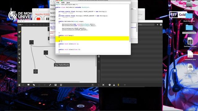 Max:Java Introduction to Java in Max смотреть онлайн