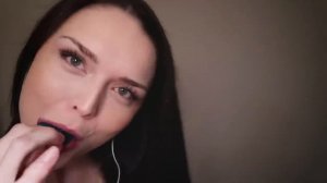 ASMR  Lollipop licking + wet mouth sounds