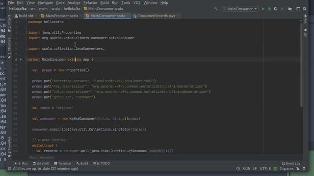 Kafka - 03. Hello-world Java/Scala. Consumer/Producer смотреть онлайн