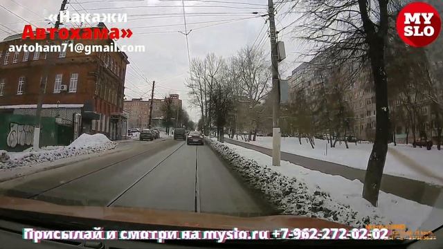 «Накажи автохама»: и снова про езду по встречным трамвайным путям на ул. Ф. Энгельса