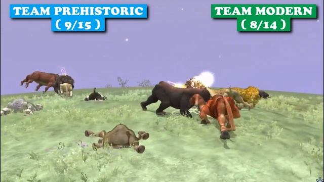 Modern vs Prehistoric Animal 2 Turf War | SPORE смотреть онлайн