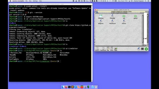 Coding On RISC OS - Using git with RISC OS via macOS (ft. RPCEmu) смотреть онлайн