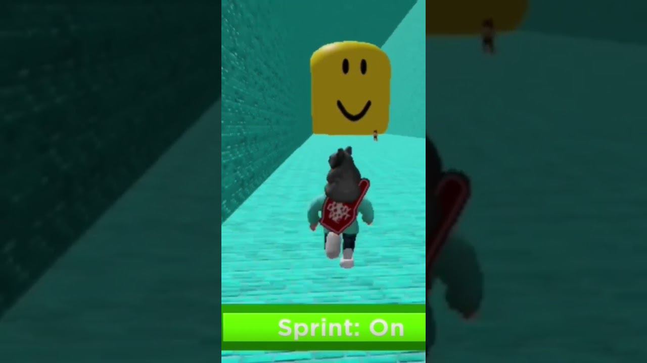 ЗА МНОЙ ГОНИТСЯ ГИГАНТСКАЯ ГОЛОВА НУБИКА! #thenoobaparition #roblox