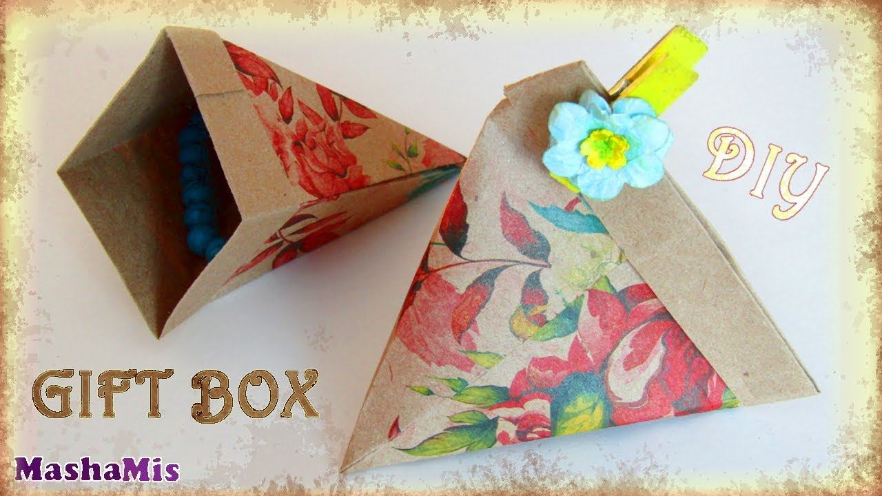 УПАКОВКА для ПОДАРКА/Diy origami gift box смотреть онлайн
