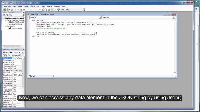 How to parse JSON with VBA-JSON смотреть онлайн
