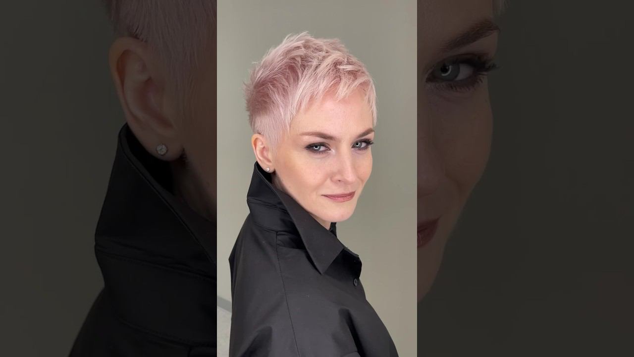 Стрижка Пикси /Кардинальная смена имиджа Pixie haircut / Cardinal image change смотреть онлайн