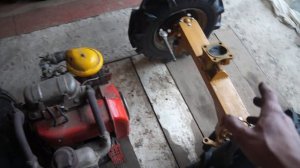 Задний мост самодельного минитрактора часть 1