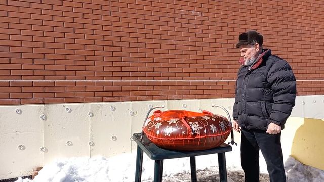 Тюбинг-ватрушка с тормозом! Мои идеи! смотреть онлайн