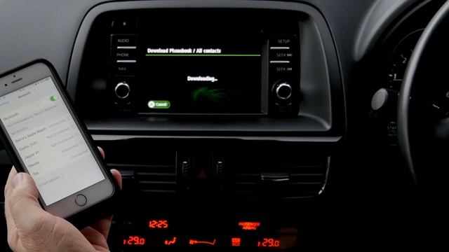 How to pair your mobile with the bluetooth system in a Mazda CX 5 2 2 TD Sport SUV 5dr Diesel смотреть онлайн