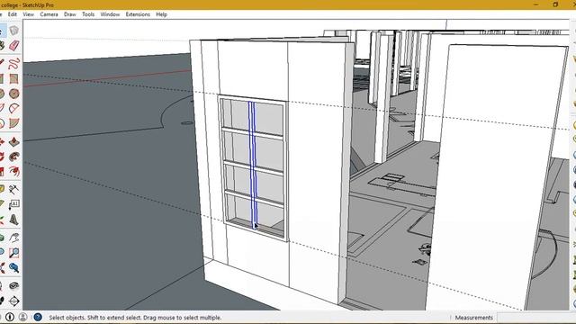 Sketch up tutorial lesson 3 Making windows смотреть онлайн