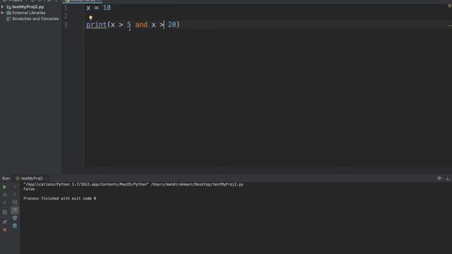 Logical Operators in Python. (AND, OR, NOT) смотреть онлайн