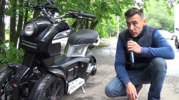 Доработанный китайский трехколесный электроскутер Doohan EV3 iTank