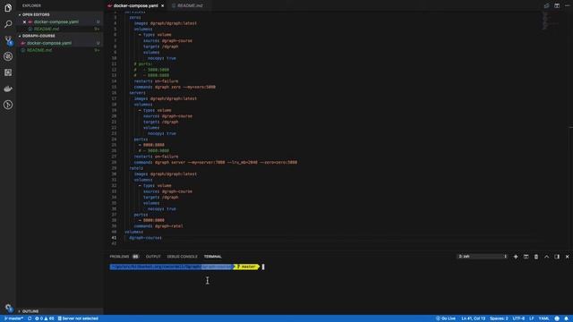 Run Dgraph with Docker-Compose смотреть онлайн
