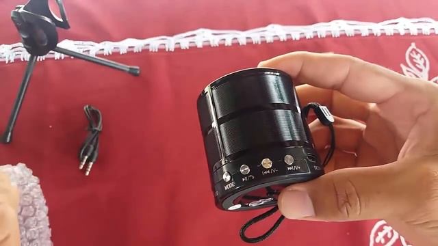 Mini Caixa de Som WS 887 - Speaker - Bluetooth - FM - Micro SD - Aux e Entrada USB смотреть онлайн