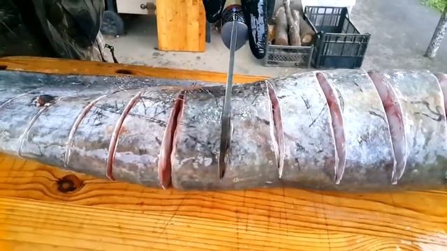СОМ НА ДРОВЯНОЙ СКОВОРОДЕ РАЗДЕЛКА, ПРИГОТОВЛЕНИЕ. РЫБАЛКА НА КУБАНИ. РЕЦЕПТ СЮФ